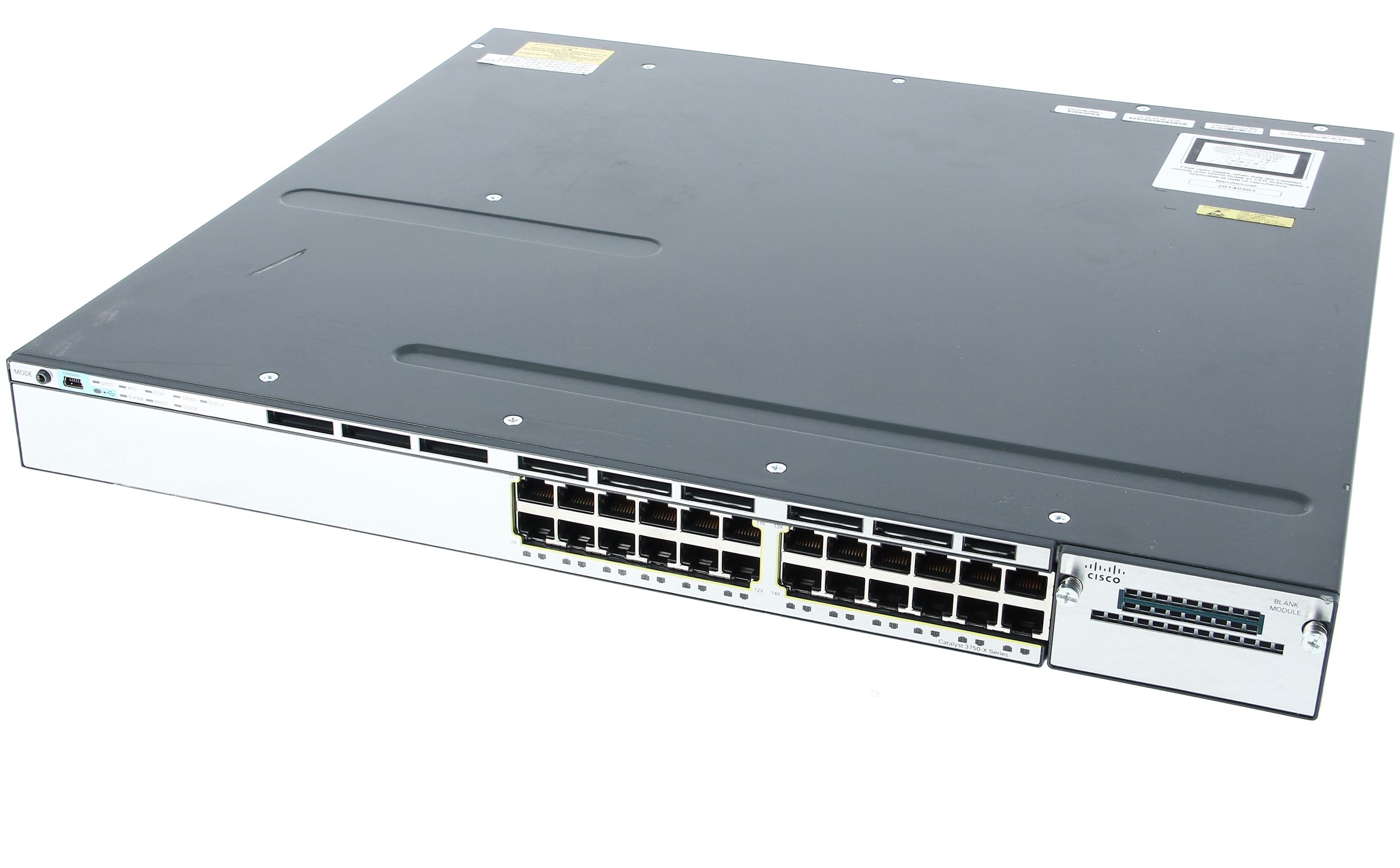 Cisco Catalyst 3750X-24T-E Managed Gigabit Ethernet Switch 24 Ports