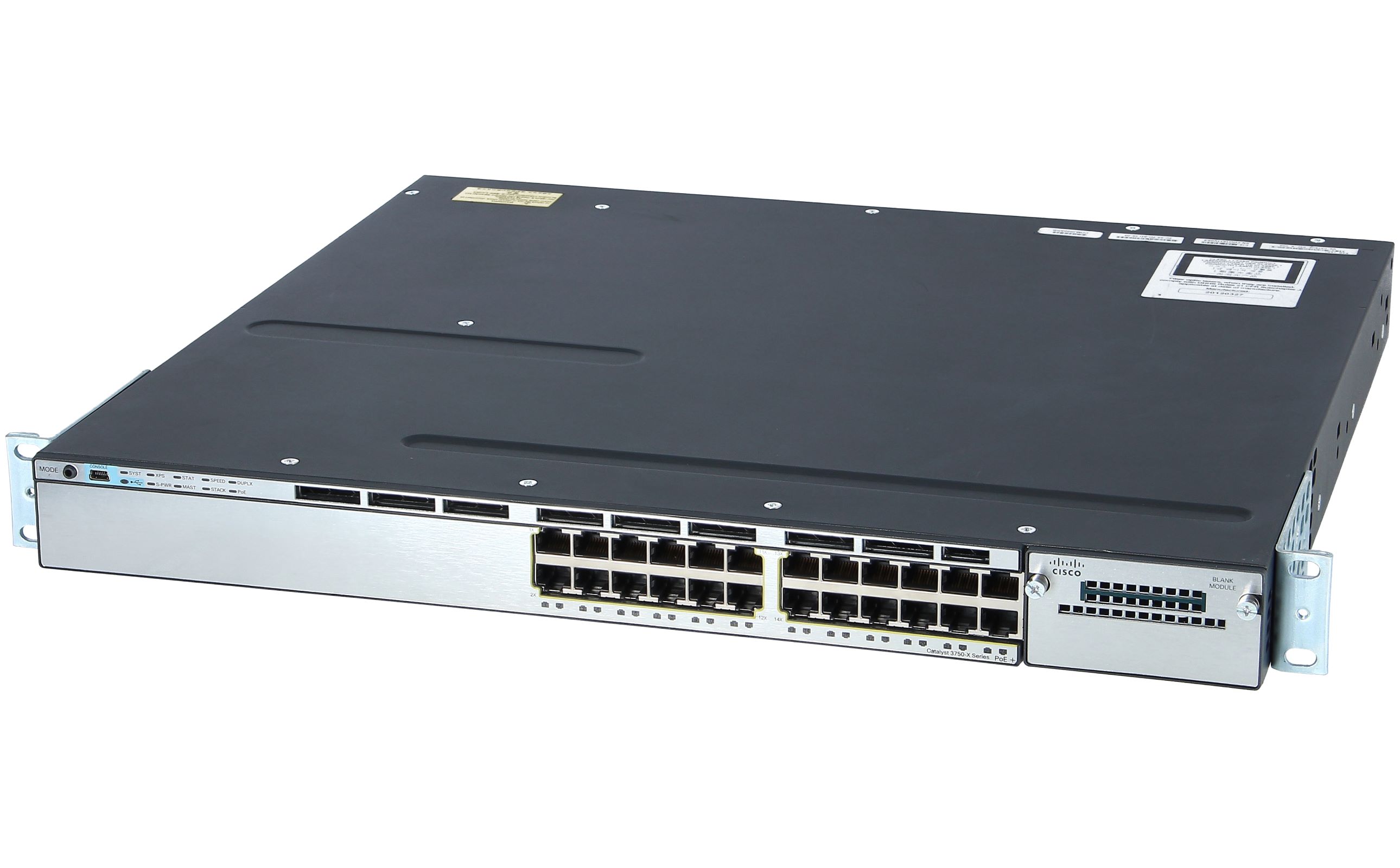 Cisco Catalyst 3750X-24P-S Managed Gigabit Ethernet Switch with PoE+