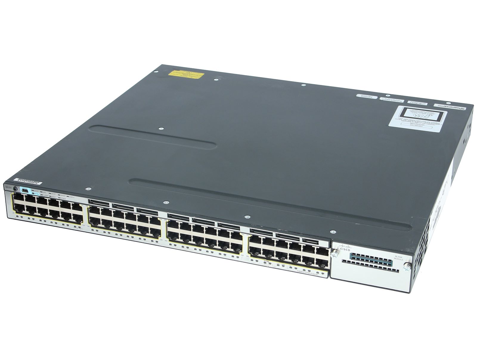 Cisco Catalyst 3750X-48P-L Switch 48 Port PoE Gigabit