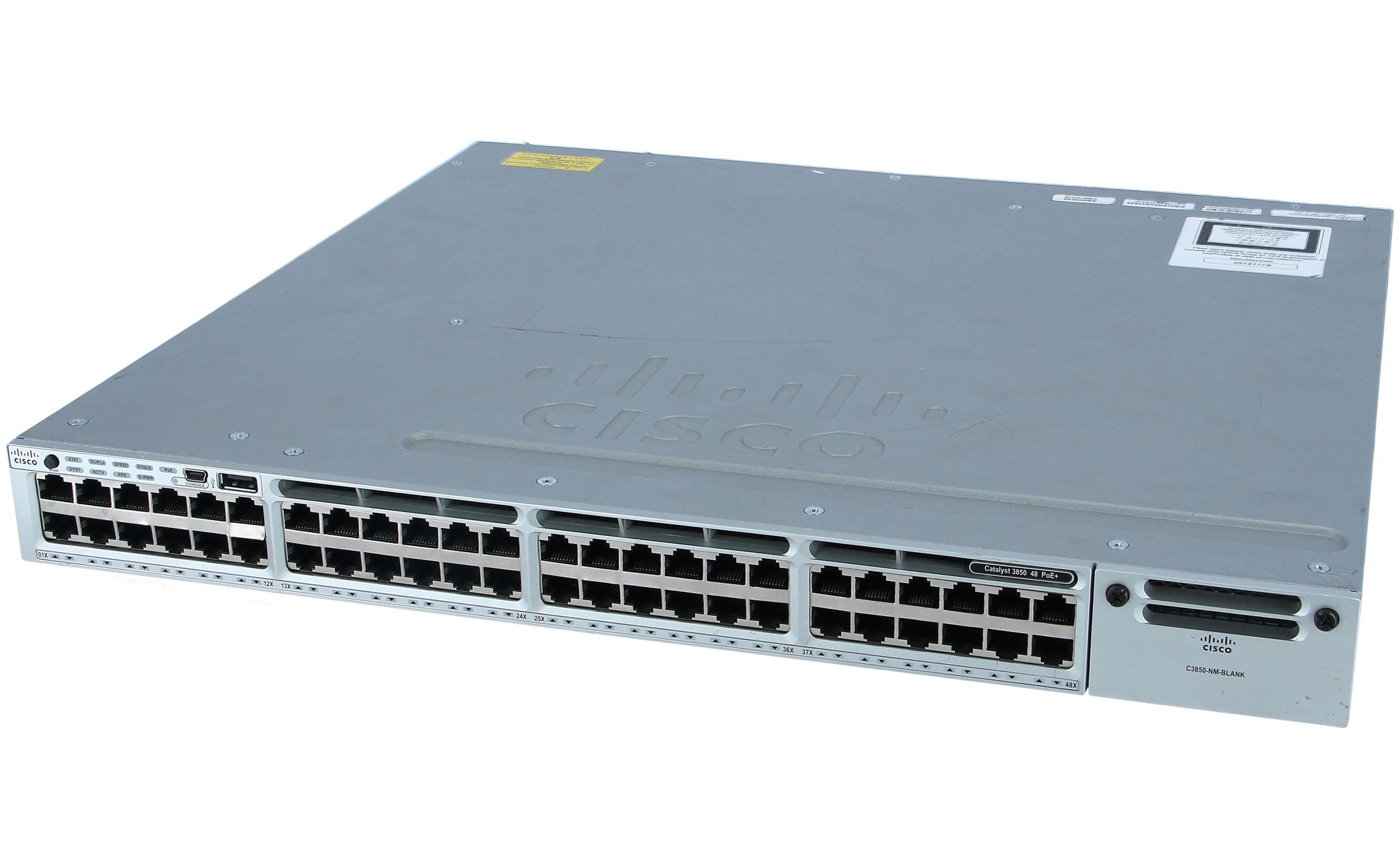 Cisco Catalyst 3850-48P-S Switch 48 Port PoE+ Layer 3